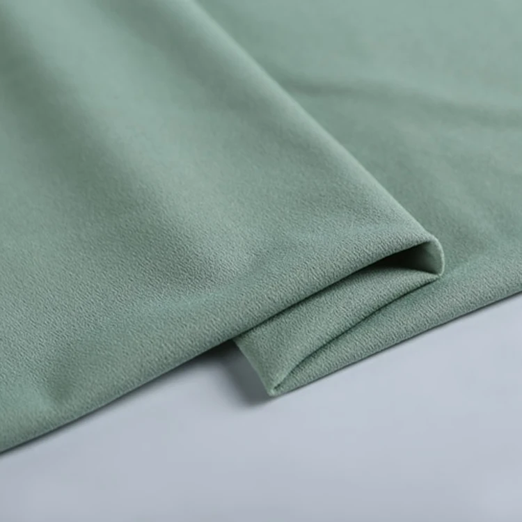 
New Arrival Recycled Polyester Spandex Knitted Twisting Habijabi RPET Fabric for Making Dress 