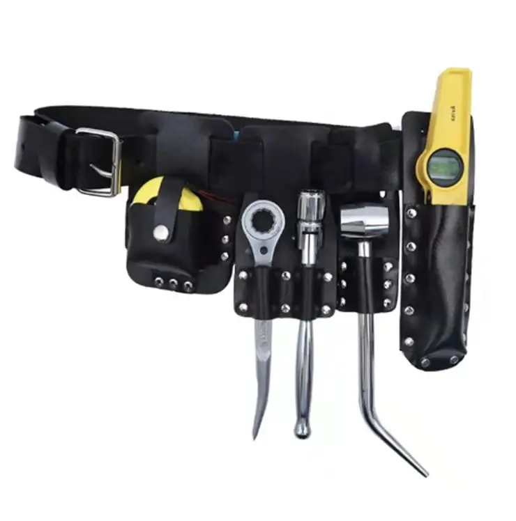 Ex-factory factory multi-functional heavy-duty scaffolding tool belt of pure cowhide