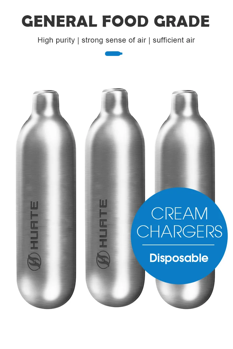 Hot Selling  8G Cream Charger  For Sale Cartridge Canister used for Whipping Cream