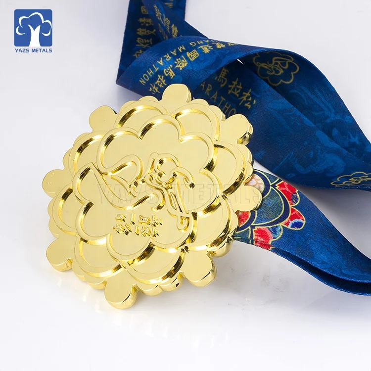 designed gold sport medal trophy