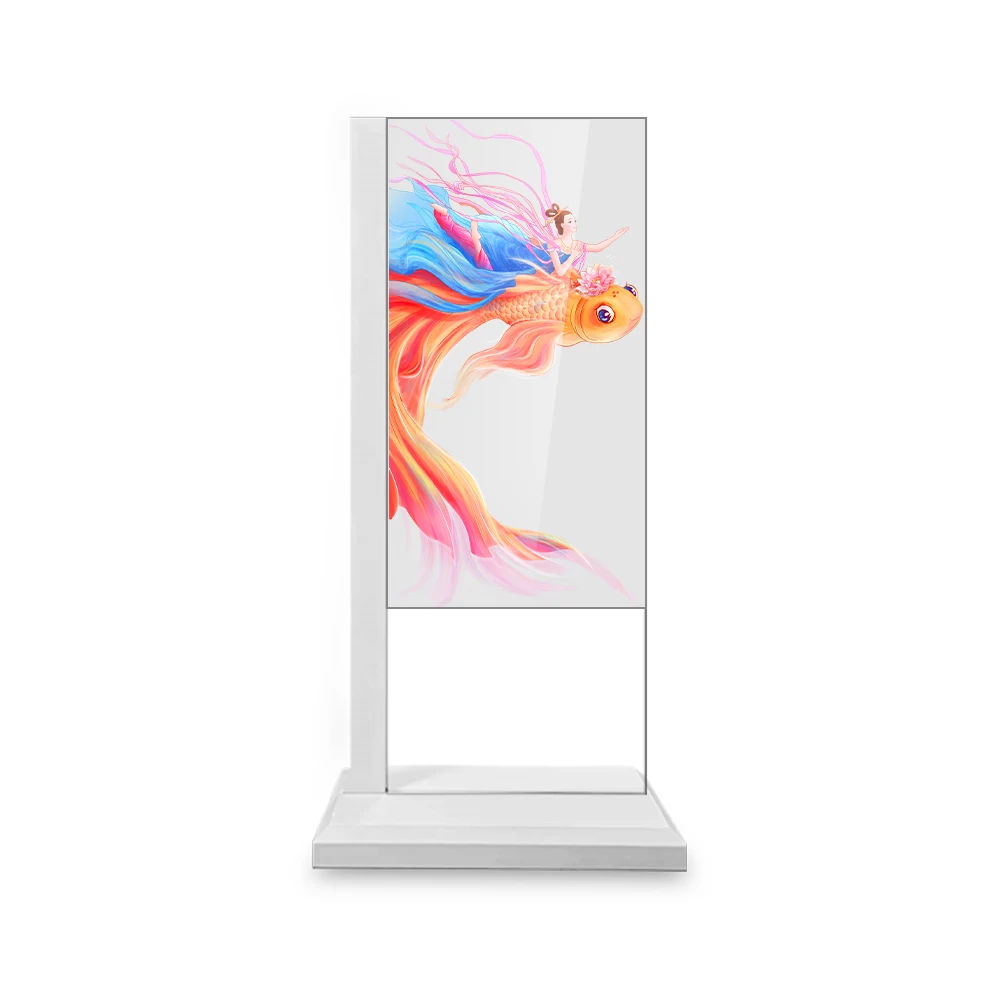 Top-Grade 55 Inch Transparent OLED 4K Resolution HDR for Digital Signage Gaining Popularity Worldwide
