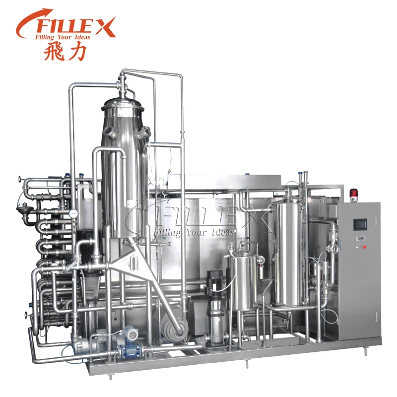 Aseptic Tubular Ultra High Temperature Sterilizer Automatic UHT Sterilizer For Milk Juice beverage filling line