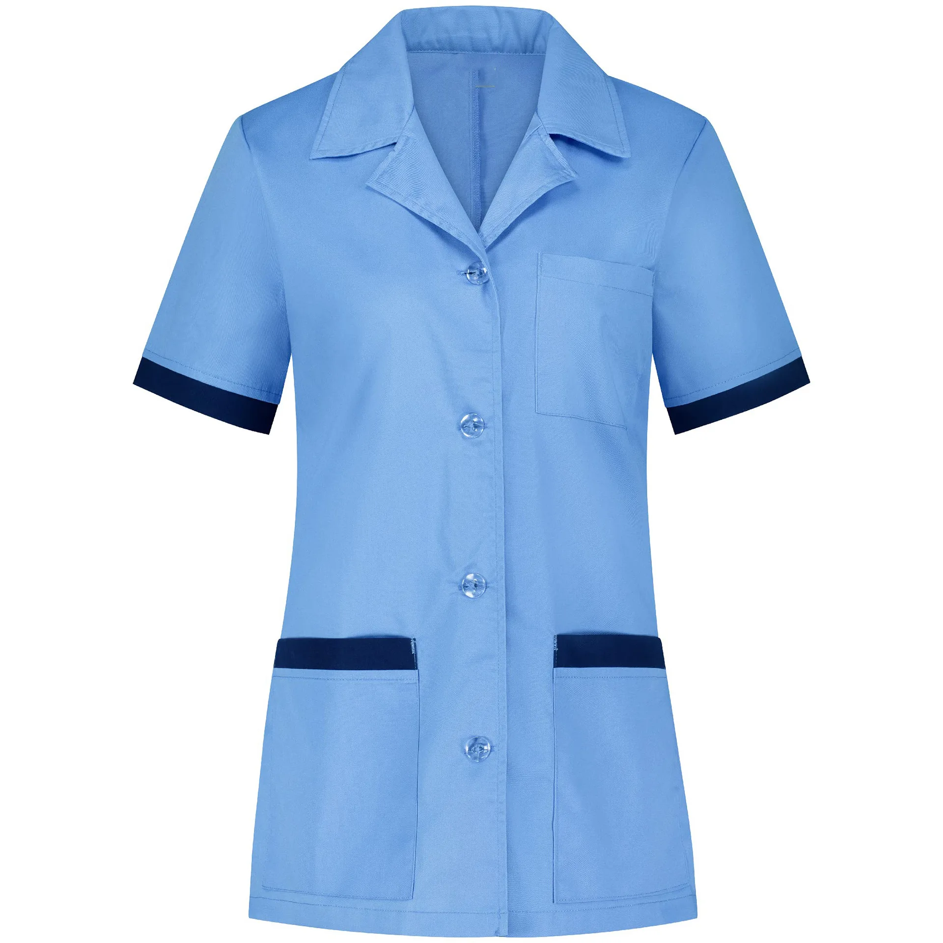 OEM v-Neck technician female clinic customized medical scrubs nurse hospital uniform dress