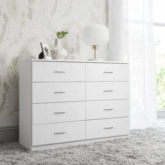 white modern nordic chest drawer 8 drawers sideboard for living bedroom