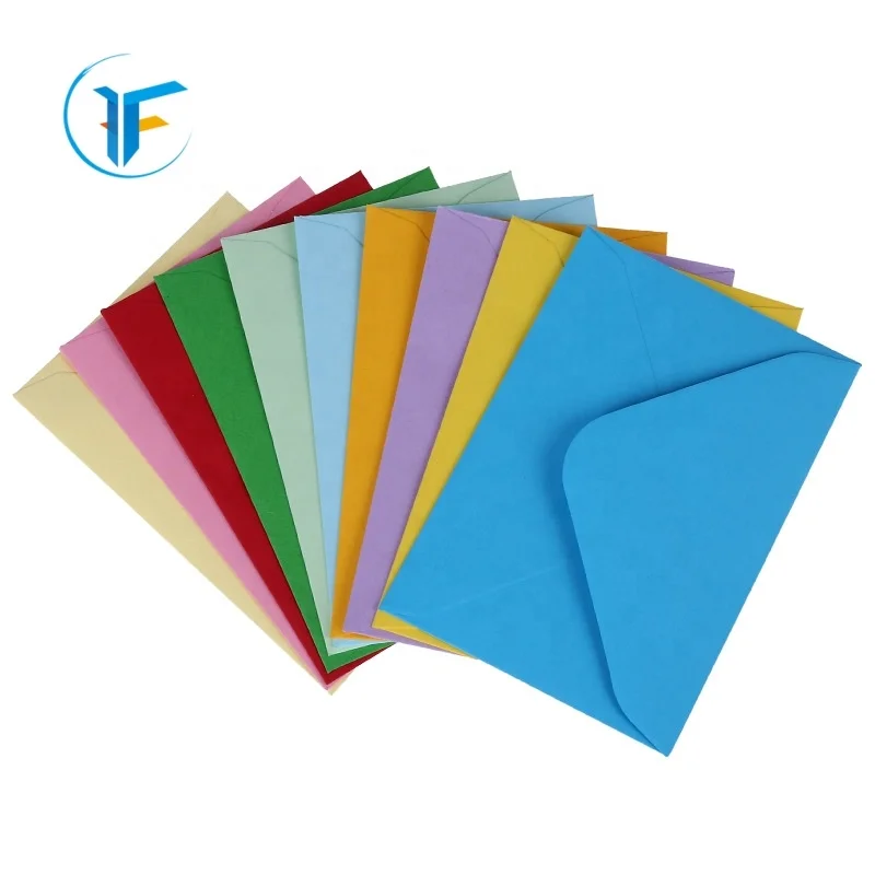 Color high-end Kraft Paper Pearl Paper Card Envelope Creative Postcard Recyclable Envelope