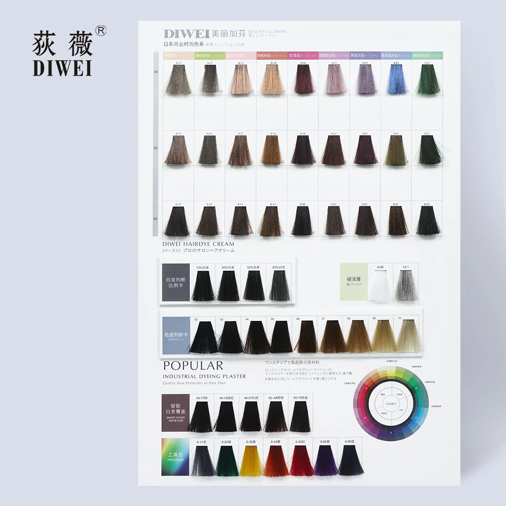 Wholesale Bulk Best Salon Professional Brazilian Hair Color Dye Natural Dye Hair Cream