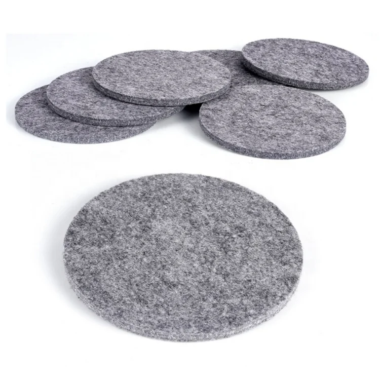 Heat Resistant Absorbent Felt Drink  Glass Coaster