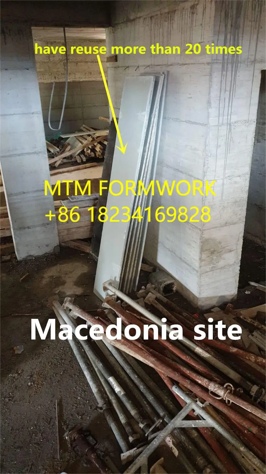 1220x2440 18mm 21mm Plastic concrete Formwork building Sheet shuttering formwork plastic formwork for concrete