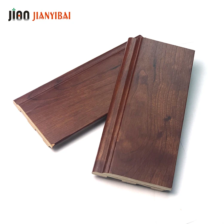 
12mm wall base skirtingg board floor laminate multi-layers protector baseboard for restaurant 