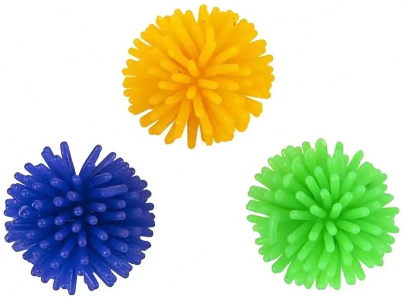 Spiky Massage Balls for Kids Mini Soft Sensory Balls in Various Vibrant Colors Calming Sensory Fidget Toys