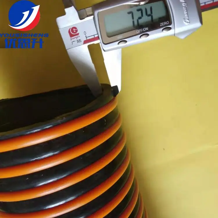 China supplier 102mm  Wear-resistant  Plastic reinforced Strengthen the material conveying hose