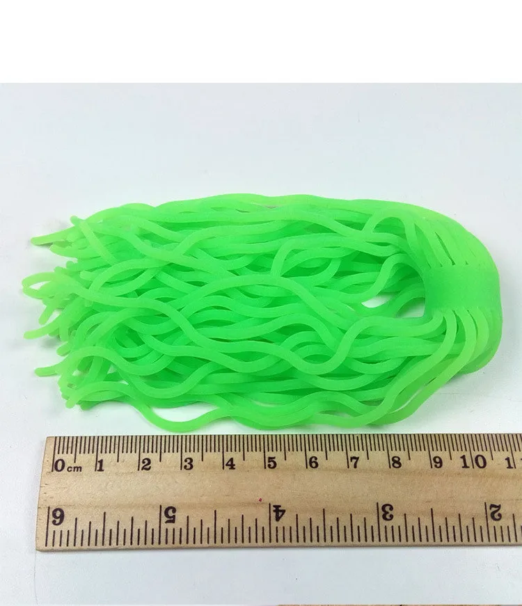 60pcs Bag Fly Fishing Tying Materials Squirmy Wormy Artificial Kit Worm Flies Plastic Worms Soft Fishing Lures