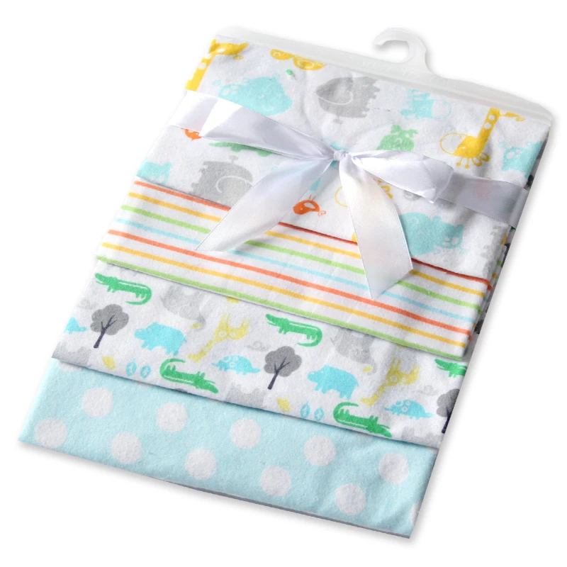 Baby blanket swaddle set for boy for girl soft cotton material