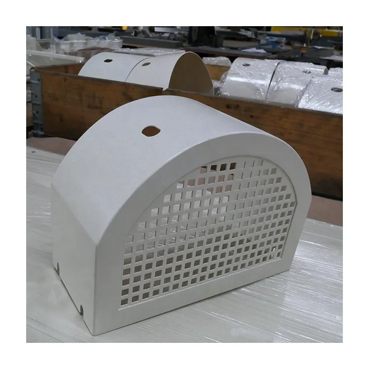 Изготовленные на заказ с порошковым покрытием перфорированный металлический лист пластина экран перфорированной металлической для украшения здания