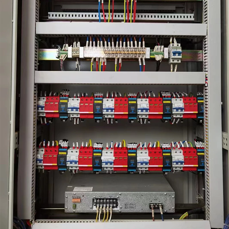 Jinli type 2 AC spd 4 poles lightning surge protector 40kA SPD ac surge protection device