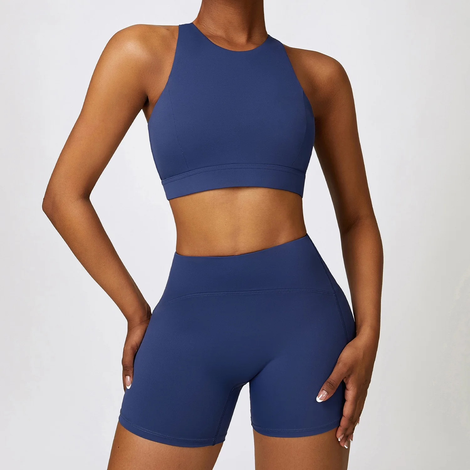 Eco-FriendlyQUICK DRY Women Gym Fitness Sets Butt Lift Yoga Leggings Activewear Fitness Workout 2 Piece Yoga Wear
