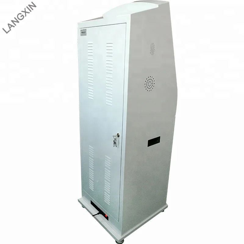 Intelligent Passport scanner kiosk self printing bank card and ID card reader self service cashless payment machine for Airport