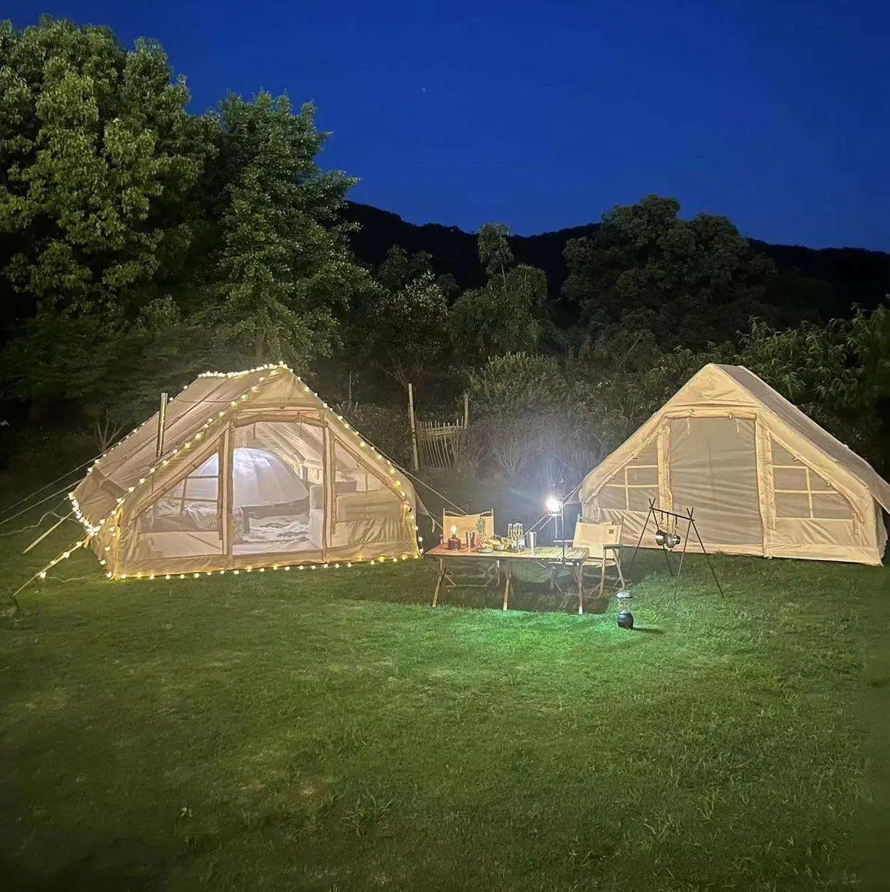 family 8 10 person blow up large en plein air blowup tent inflatable outdoor camping heavy duty inflatable house tent