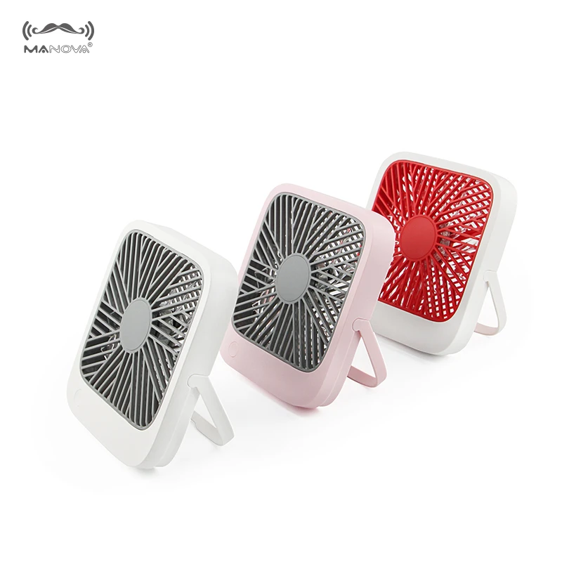 table fan standing Plastic mini usb fan rechargeable battery DC portable Usb rechargeable fan