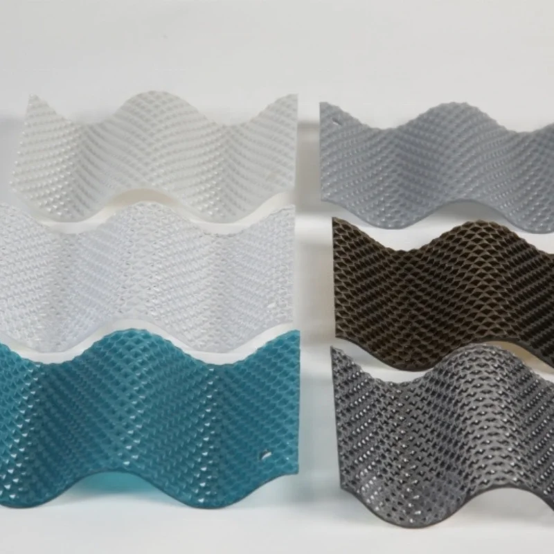 sun protection polycarbonate sheet 2.8mm 3mm prismatic PC corrugated sheet for pergola roofing cover sheet