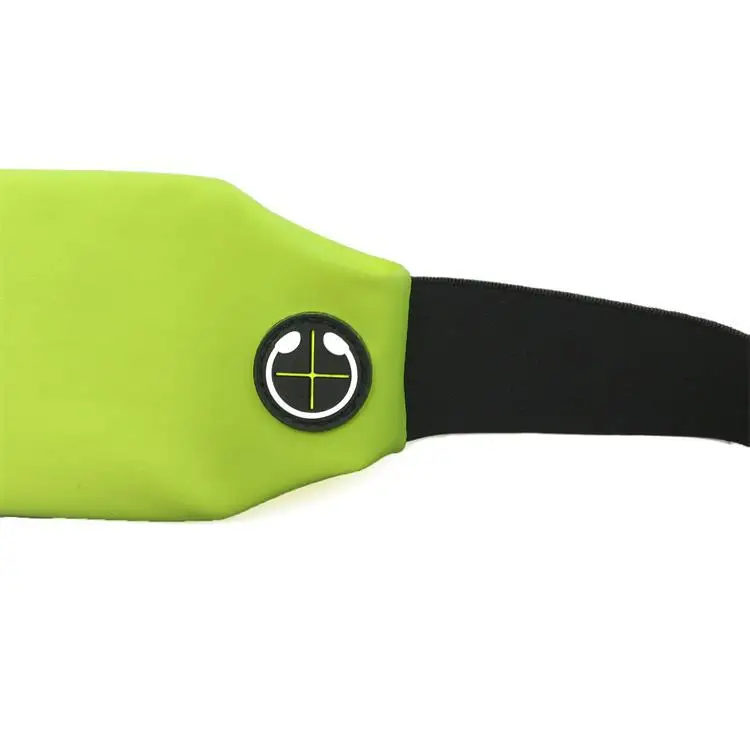 QQgift 2024 New OEM Custom LED Flash Gym Workout Exercise Bike Outdoor Fanny Pack Unisex Pouch Adjustable Waist Running Belt