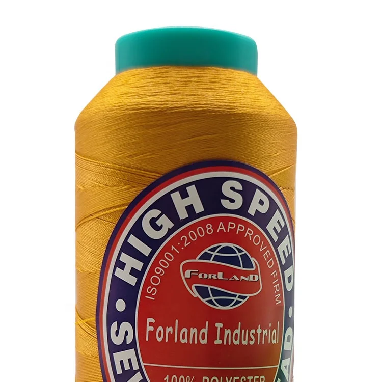 Thread high tenacity 100% polyester sewing thread in colors 150d/3 150/3 150d 3 in China polyester filament sewing thread