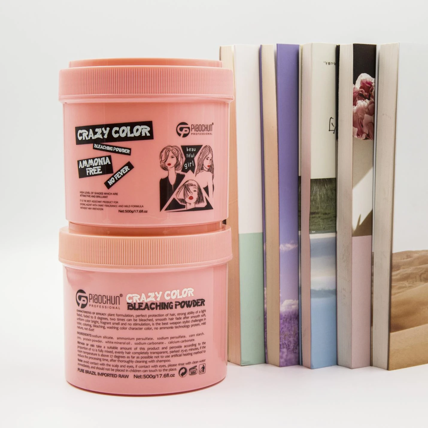 Hair Color Dye Bleaching Powder virgin hair color dye Hair Decolor Powder Dust Free White and Blue Bleach