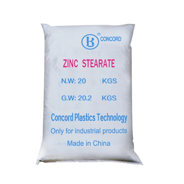 Zinc stearate for non-toxic stabilizers  increase initial whiteness and lubricity
