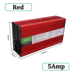 36V 5A Charger For Lead Acid Battery Or Electric Vehicle,  Scooter, Black Smart Charger