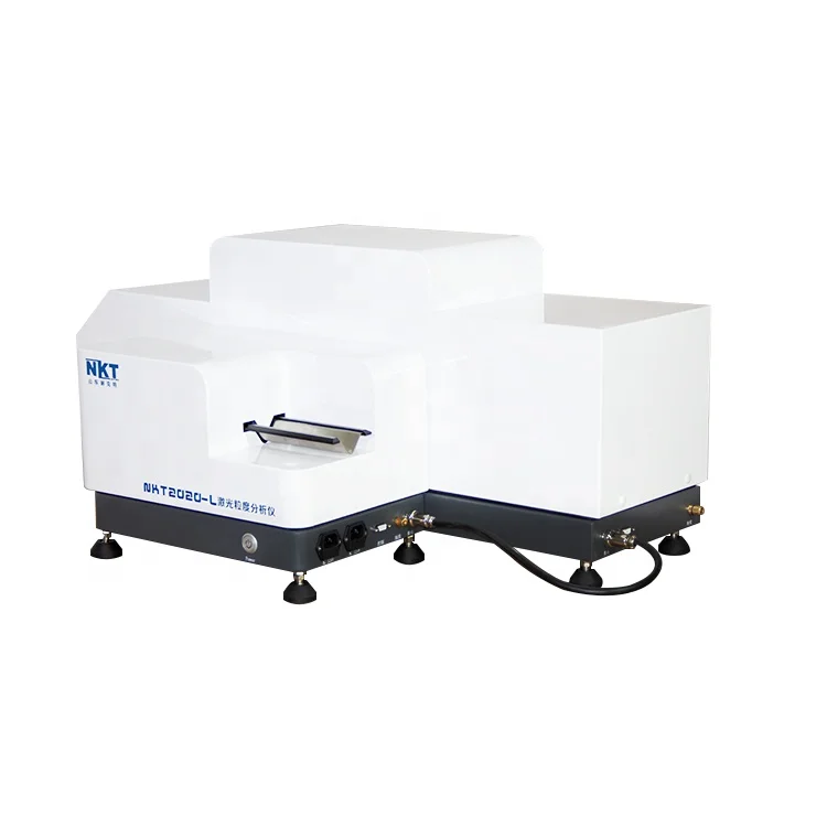 Dry full-automatic laser particle size analyzer capable of controlling feeding by computer