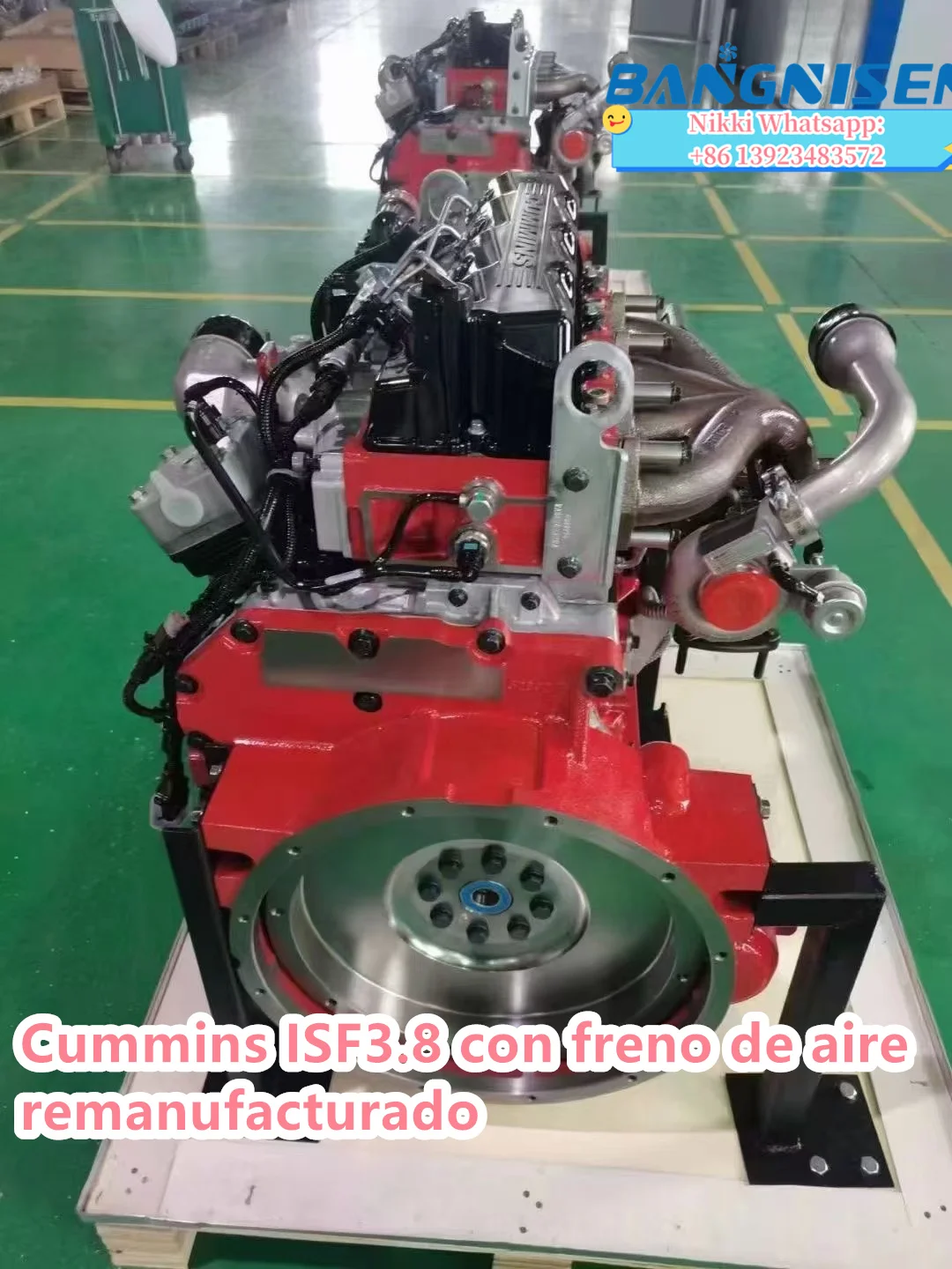 Восстановленный двигатель Cumminss ISF3.8 идеально подходит для Freightlinerr M2 106 Fusoo Canter 3500 и многое другое