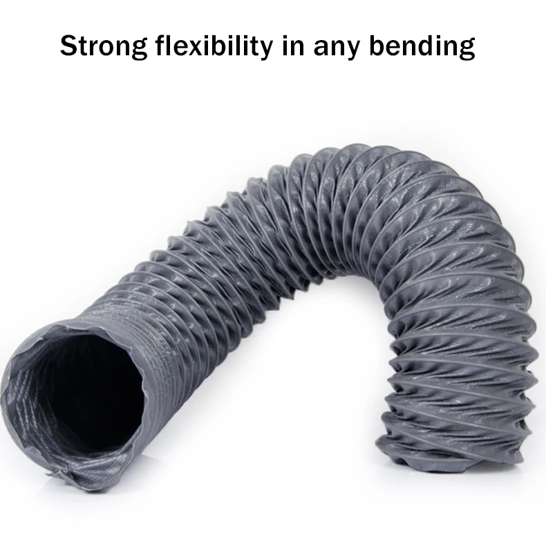 Light Weight PVC Tarpaulin Ventilation Air Duct for Welding Gas Exhausting