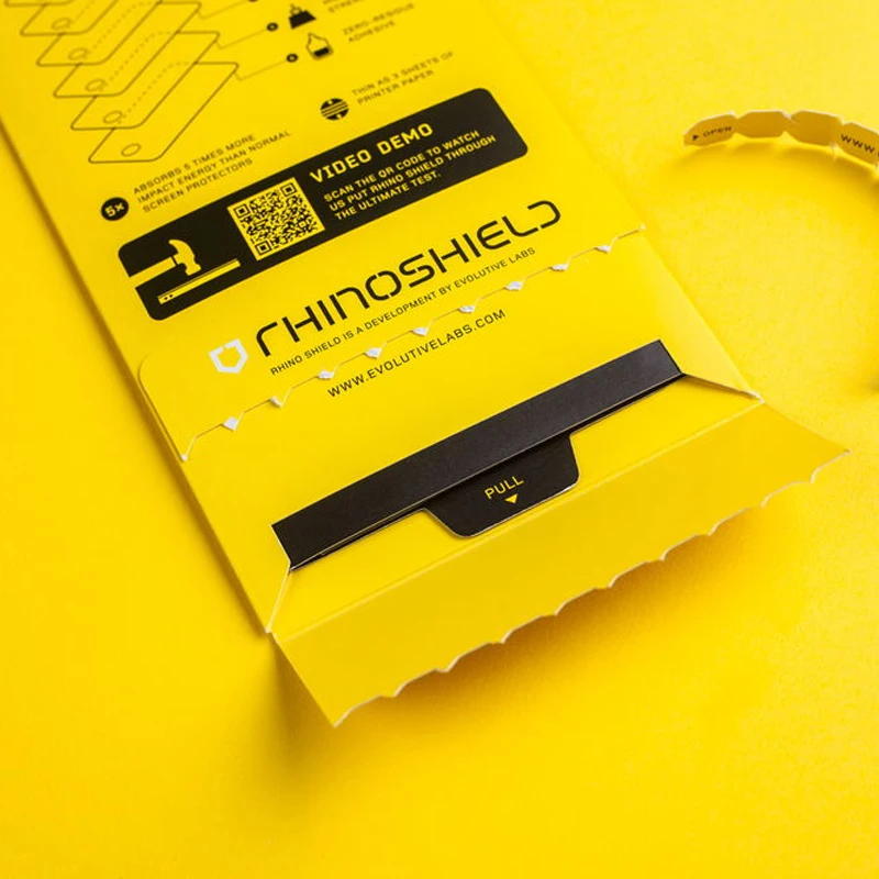 Custom retail package paper packaging box for phone glass screen protector