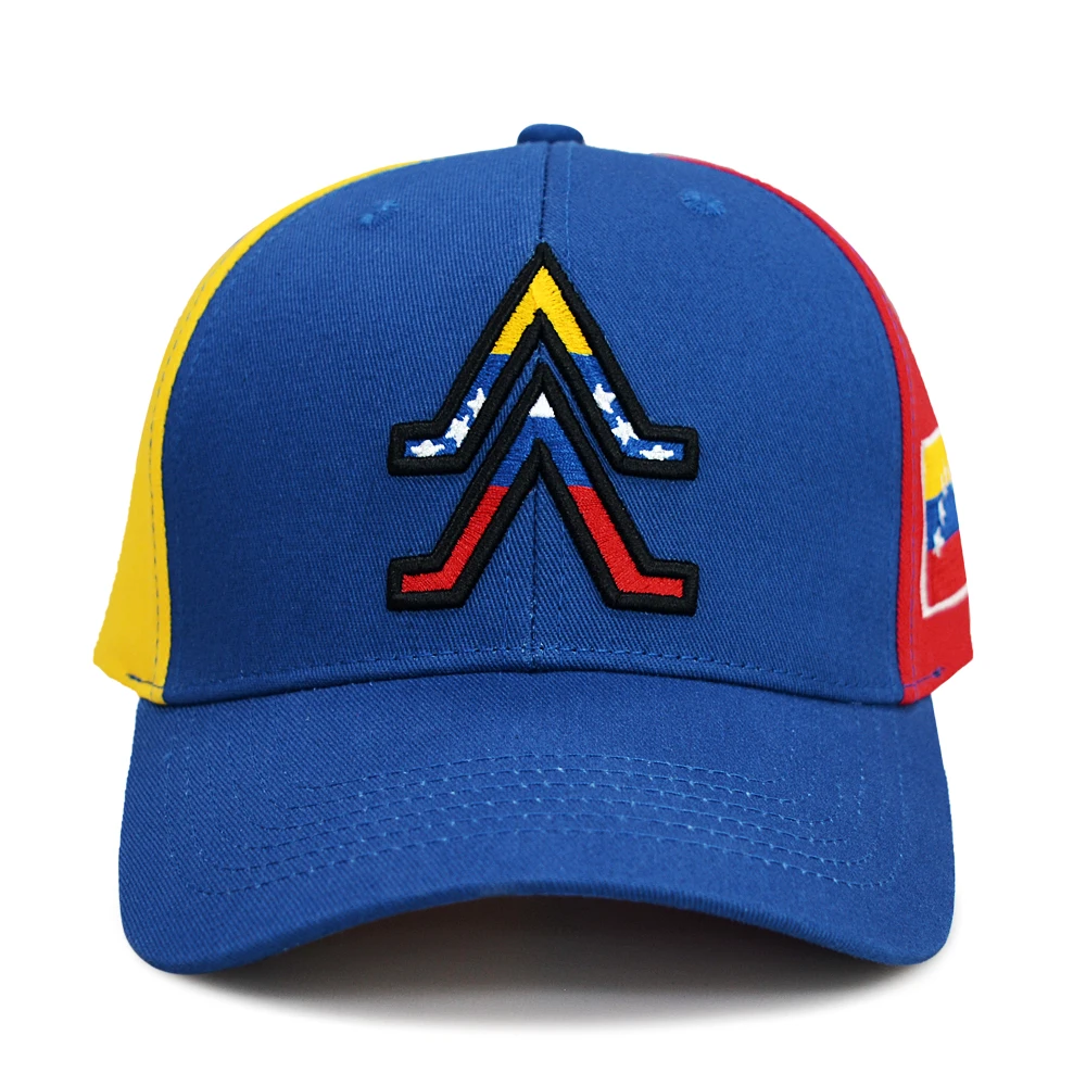 Высококачественные вышитые кепки Gorra De Venezuela Структурированные мужские спортивные для гольфа 7 звезд
