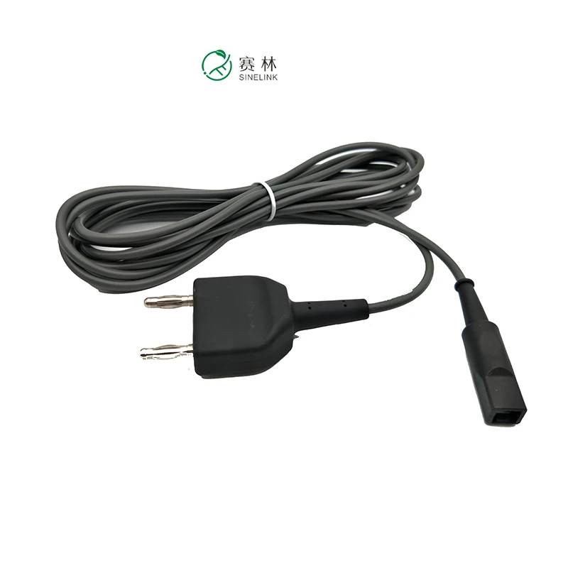 
Reusable Forceps cable for Elecstrosurgery Euro tweezer connecting cable 