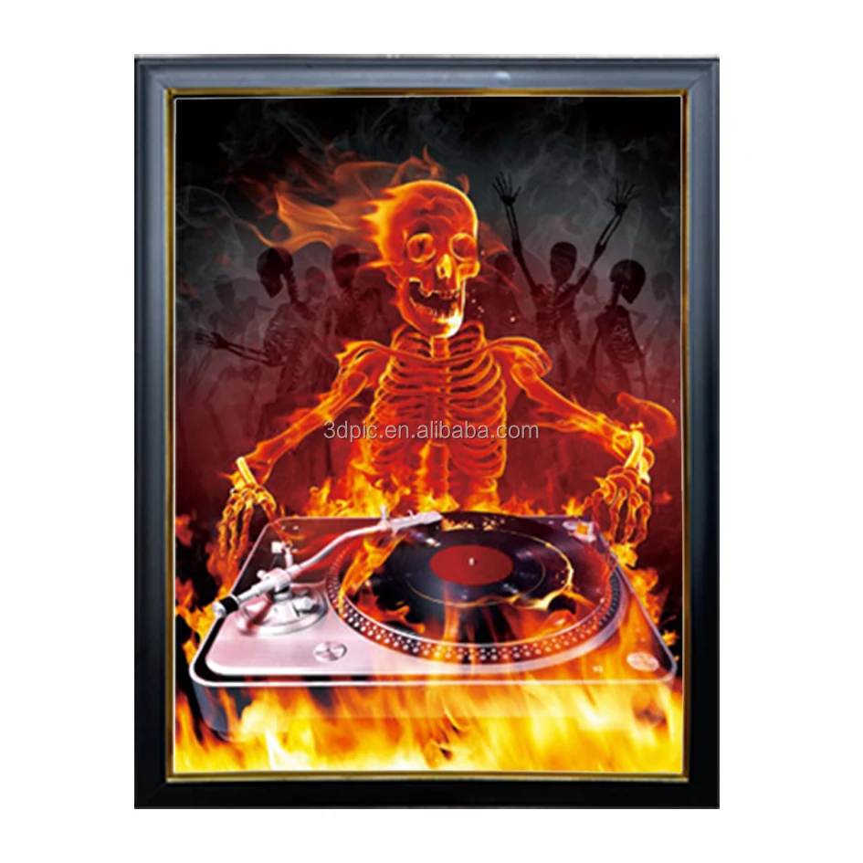 Anime Pictures Changing Flips Anime Poster Lenticular Anime Motion 3D Posters for Wall Decoration