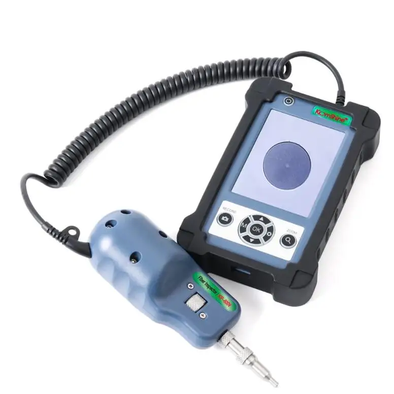 Komshine KIP-600V волоконно-оптический инспекционный зонд с USB волоконно-оптический соединитель микроскоп 400X увеличение 3,5 дюймовый ЖК-дисплей