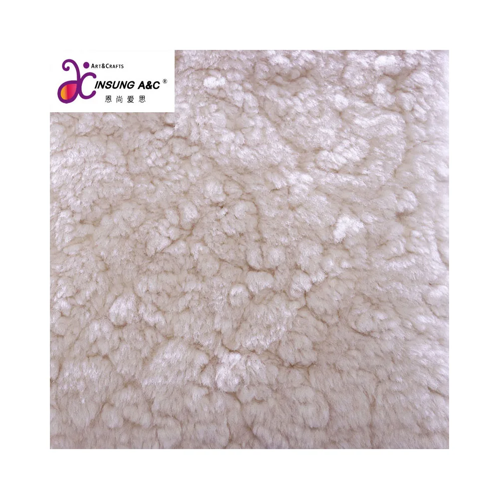 Wholesale Knitted Brushed Cashmere Sherpa Fabric for Garments Clothing Brushed Cashmere Sherpa Fabric