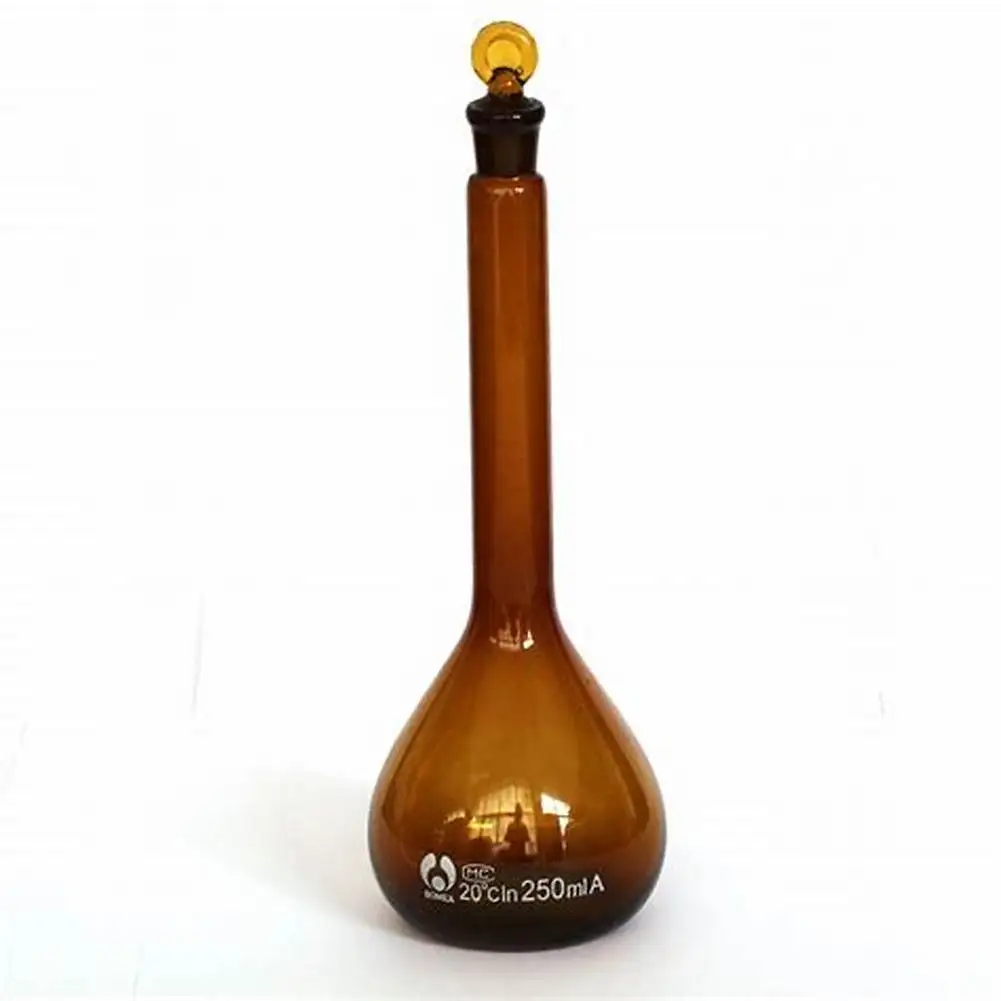 Заводская поставка боросиликатные 3 стеклянные объемные колбы Erlenmeyer колба для кипячения с узким горлом 250