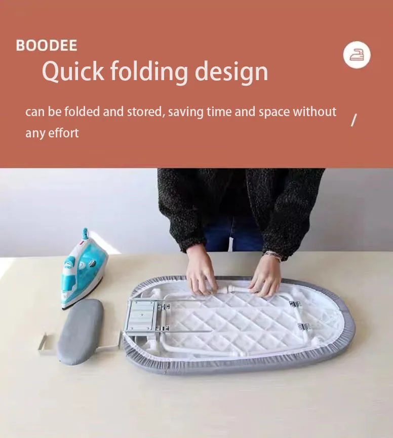 three piece set  mini folding compact table-top ironing board