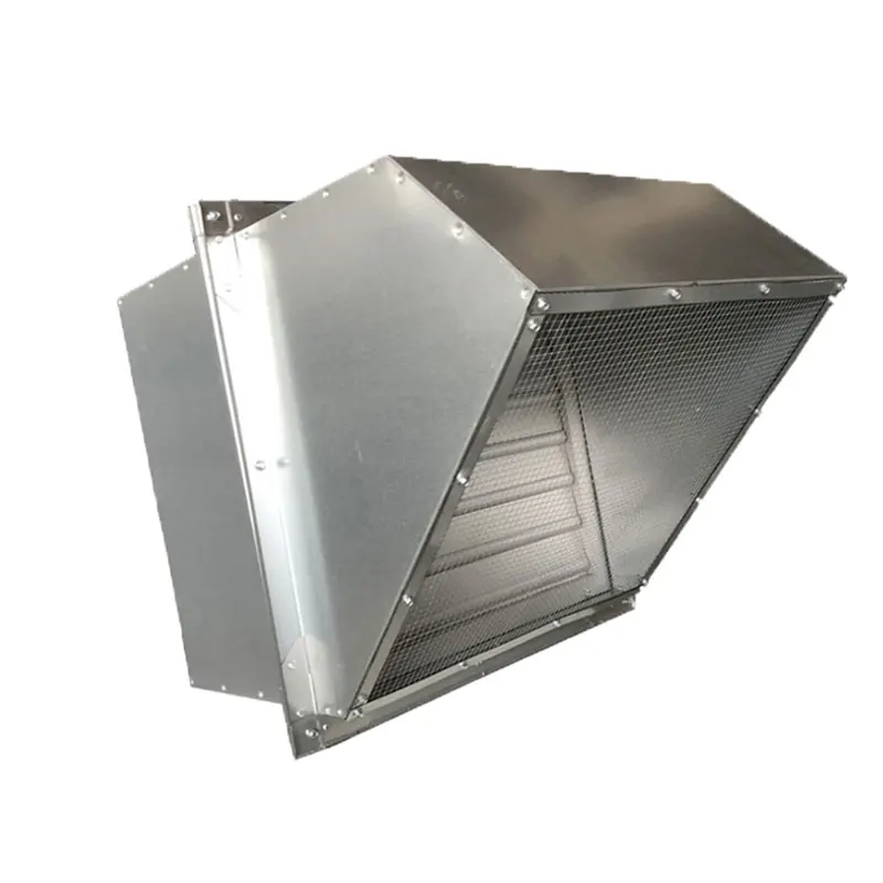 Square wall axial flow fan for stainless steel explosion proof workshop low noise high air volume side wall fan