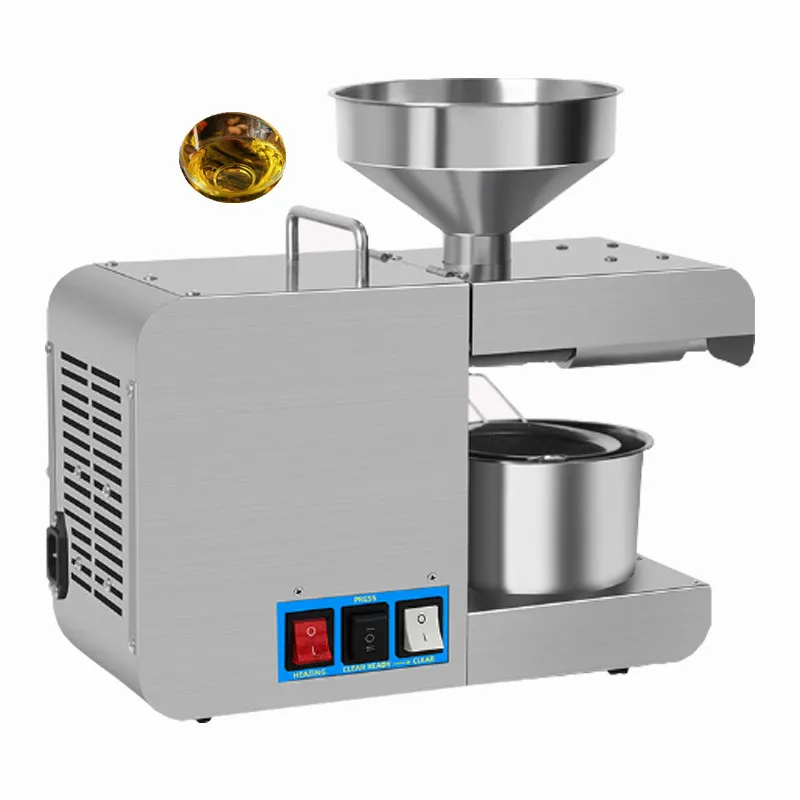 Reliable Brand 110V60HZ 220V50HZ Olive Oil Presser Equipment Peanut Pressing Extractor Of Sesame