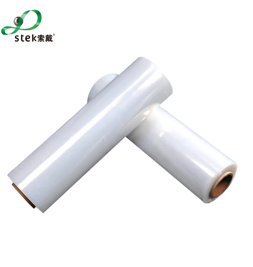 Top  Grade Material LLDEP Clear Pallet Transparent PE stretch film with good toughness for Packing