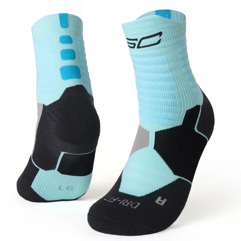 Wholesale Fashion Custom Print Logo Design Color Sport Sock Basketball Socks Men Sock With Multiple Colors