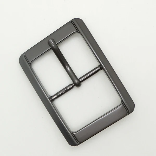 DK-ZK0114-35 Customizable 35mm Zinc Alloy Leather Belts Buckle Square Pin Western Style with Printed Logo for Bags