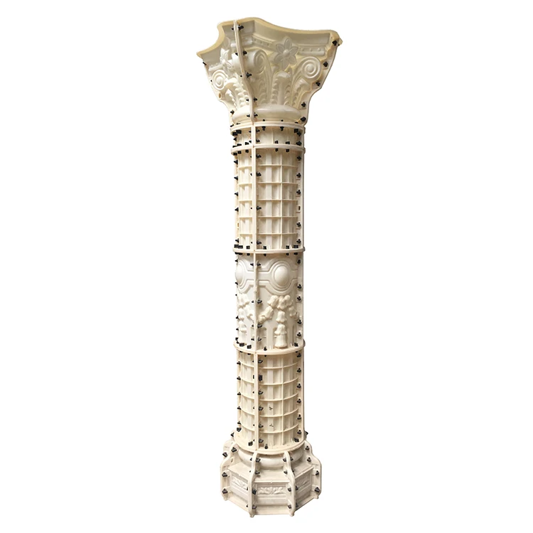 New Cheaper Construction Material Pillar Mold Reuse Many Times Roman Column Mold for sale