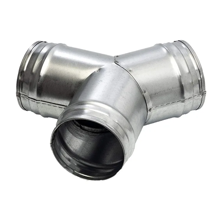 Round Plastic Ducting and Fittings for Extractor Fan Ventilation - Y Piece Connector