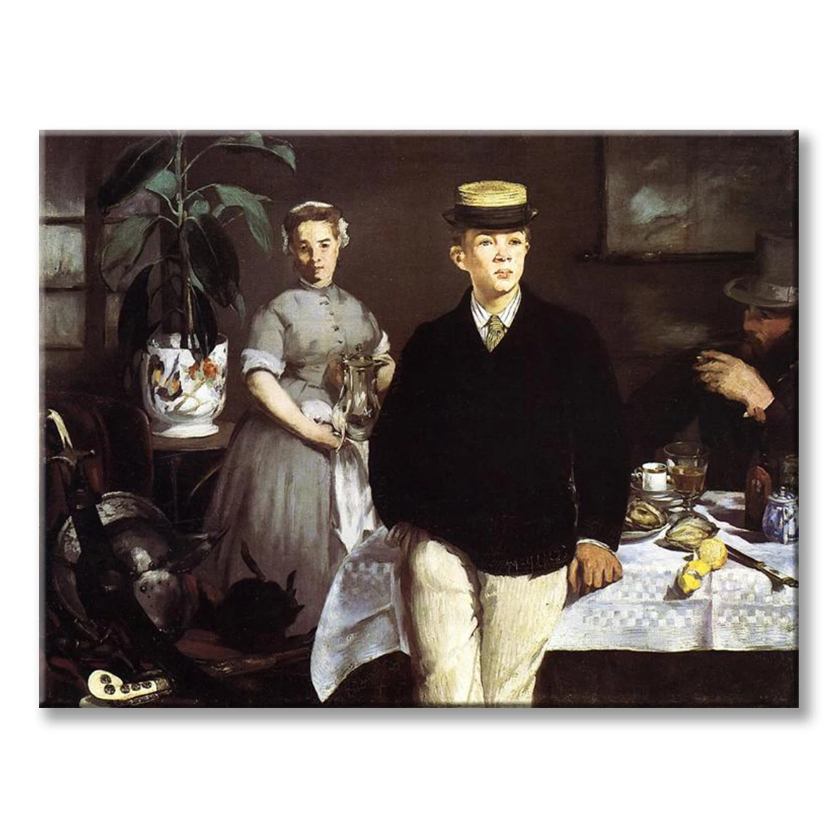 Famous Portrait Manet Masterpiece Canvas Decoration Chinese Oil Painting Reproductions