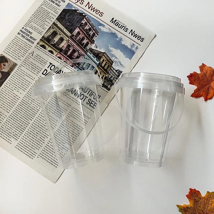 Hot Popular Plastic  Disposable Milk Tea Cup With Customized LOGO Cover