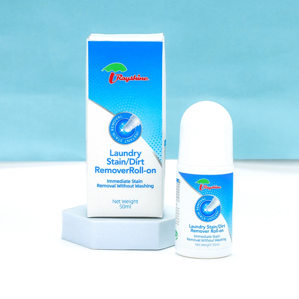 Rayshine Laundry Detergent Liquid Instant Stain Removal Pen Roller Dry Cleaning Agent Easy Carry 50 ml